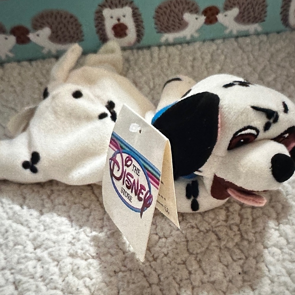 ❣️5|$25❣️Disney Dalmatian lucky bean bag toy. 🆕